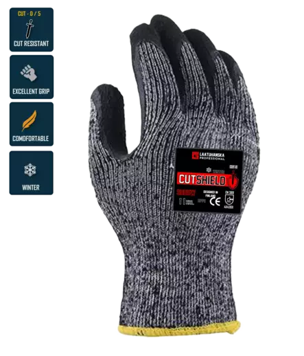 CutShield D/5 Talvi - Viiltosuoja vuorillinen - Viiltosuojakäsineet - 5005W - 1